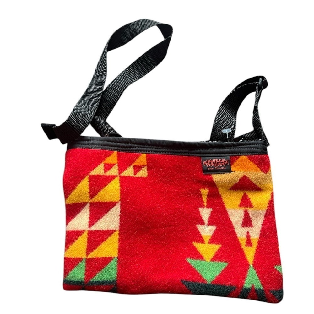 Elmer Thompson Native Design Crossbody Pouch